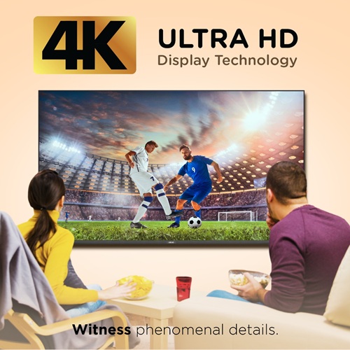 AKAI 109cm (43 Inc) 4K Ultra HD Smart Google LED TV