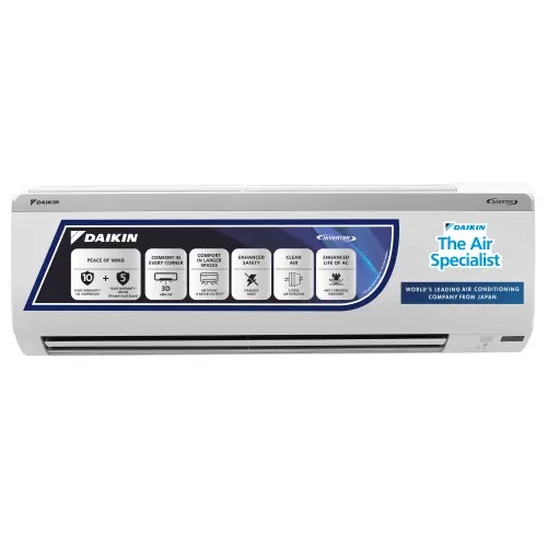 Daikin 1.8 Ton AC 3 Star INVERTER AC Split AC (Copper, PM 2.5 Filter, FTKL60UV16/RKL60UV16 - ( White )