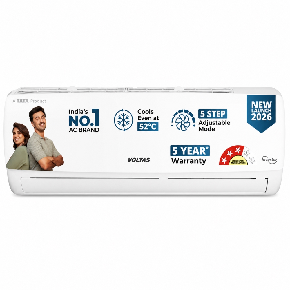 Voltas Ac 1.0 Ton Inverter 3 Star Split Air Conditioner 123INV Vectra Elegant